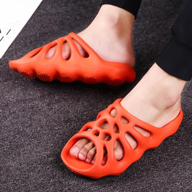 Fashion Brand Designer Kanye West Men 2025 Fashion Women Foam Runner Summer Men's Slide Casual Slippers Beach Shoes Eva Injection Shoes