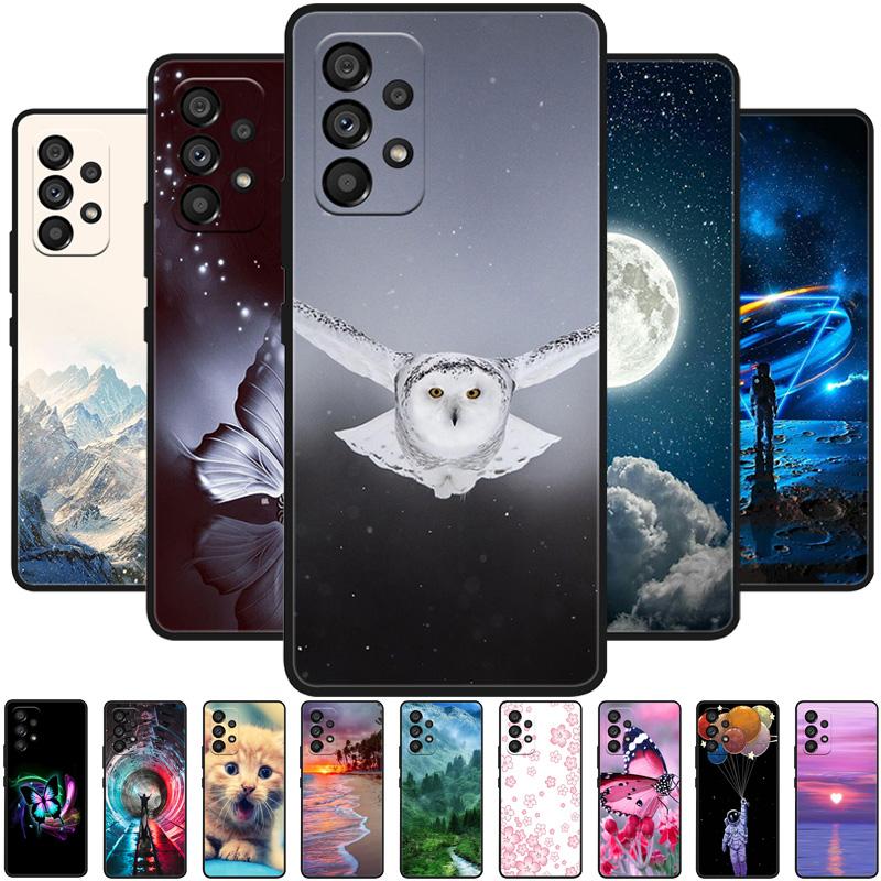 For Samsung A73 Case A72 4G 5G Marble Phone Cover For Samsung A33 Silicone Soft TPU Bumper Coque Galaxy A53 Protective Fundas