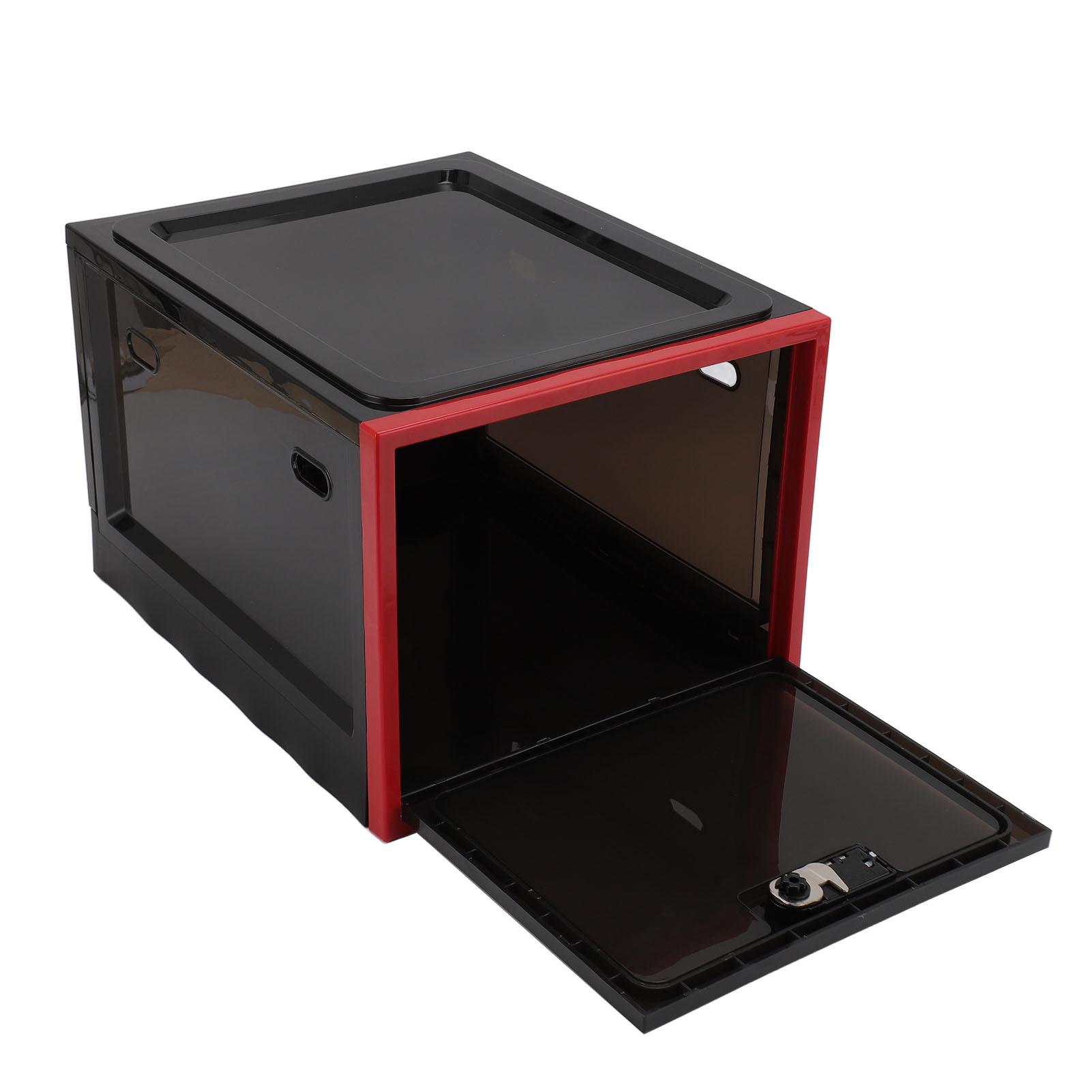 

Large Medicine Lock Box Transparent Plastic Lockable Storage Box 3 Digit Combination Lock Food Box for Snacks Phone