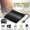 External CD Drive USB 3.0 Slim DVD Burner High Speed Data Transfer for Laptop Desktop Black