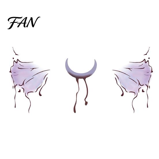 Scary Makeup Kits for Adults Halloween Face Tattoo Stickers, Waterproof Decals Party, Facial Stickers Temporary Wound Scar Body Art Kids Cosmetic