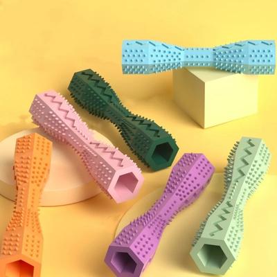 Zabawka do gryzienia dla psa Patyk do ścierania zębów psa Sześciokąt Miękka guma Punkt czyszczący zęby Masaż Punkt czyszczący zęby Pasta do zębów Zabawka do ścierania dla zwierząt Domowe artykuły dla zwierząt