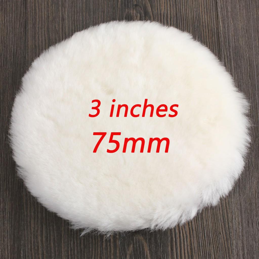 3/4/5/6/7 Inches Wool Polishing Disc Car Beauty Waxing Self-Adhesive Disc Imitated Wool Sponge Pad Auto Polisher Sponges Discs
