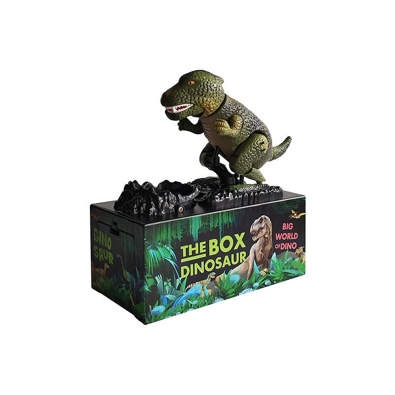 Dinosaur & Dog Money-Eating Piggy Bank: Fun Electric Cartoon Toy