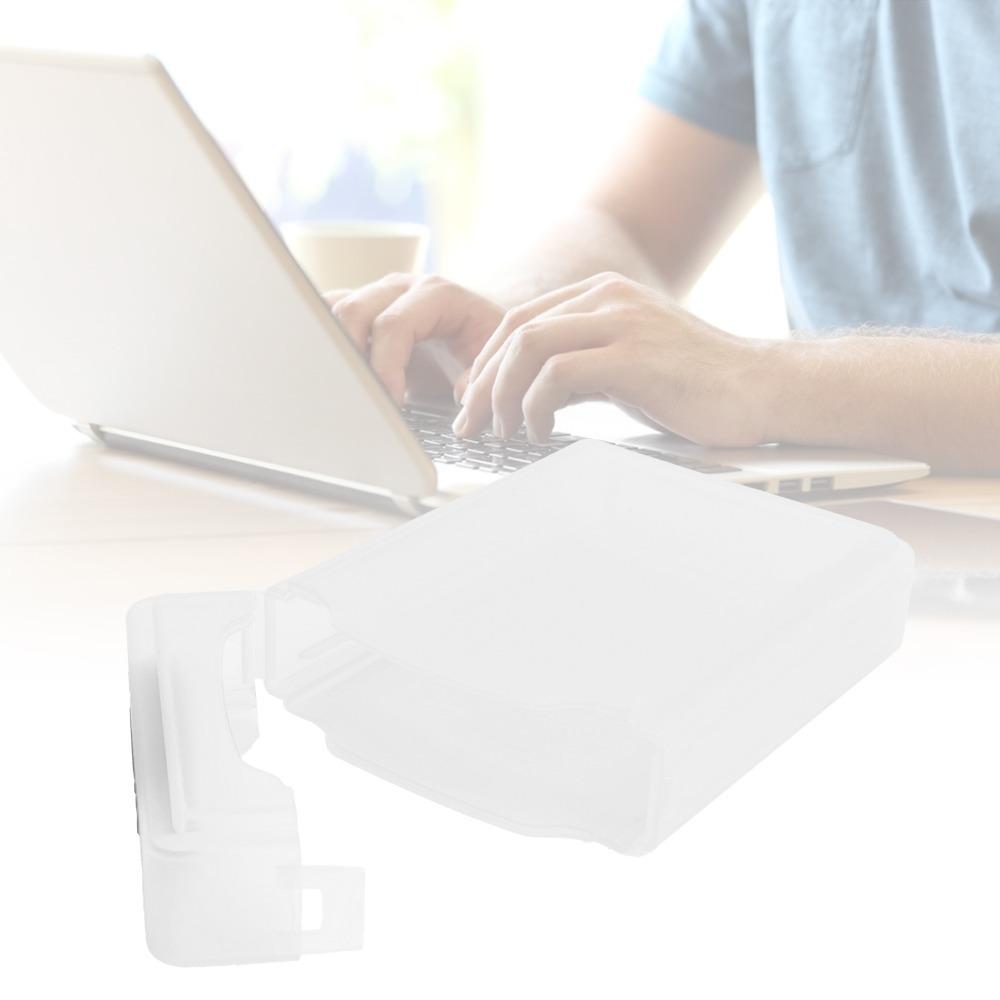 3.5in Hard Disk Protection Box ABS Transparent Hard Disk Protector Storage Box Data Center