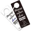 Funny Massage In Progress Do Not Disturb Door Hanger Sign, 2 Pack(Double Sided) Please Do Not Disturb, Funny Office Decoration, Ideal for Offices,