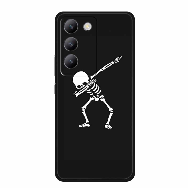 Für vivo V40 SE Hülle Luxus TPU Weiches Silikon Handy Rückabdeckung für vivo V40 SE 5G Schutz Stoßfest Blumen Mädchen Niedlich Hülle
