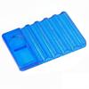 Acrylic Nail Art Brush Holder 1pc 5-Compartment Stand With Mixing Palette Tool Organizer For UV Gel Pen Display Manicure
