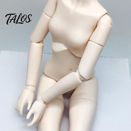 Flexibele Actiefiguur 1/6 Schaal Poppenlichaam met 3 Nekadapters, 9,8-Inch Blanco PVC Gewricht, Gearticuleerd Miniatuur Vrouwelijk voor Custom Realistisch