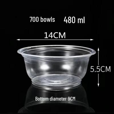 Shixun Disposable Plastic Round Bowls (No Lid)
