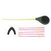 Kit Canna da Pesca su Ghiaccio Mini Canna da Pesca su Ghiaccio con Punta Sensibile Attrezzatura da Pesca Portatile per Pesca Invernale 14cm