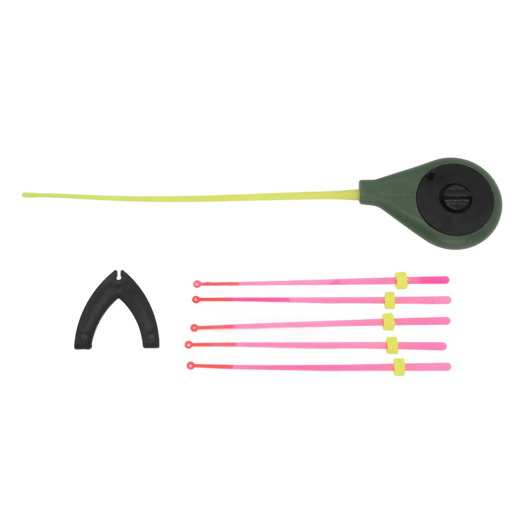 Kit Canna da Pesca su Ghiaccio Mini Canna da Pesca su Ghiaccio con Punta Sensibile Attrezzatura da Pesca Portatile per Pesca Invernale 14cm