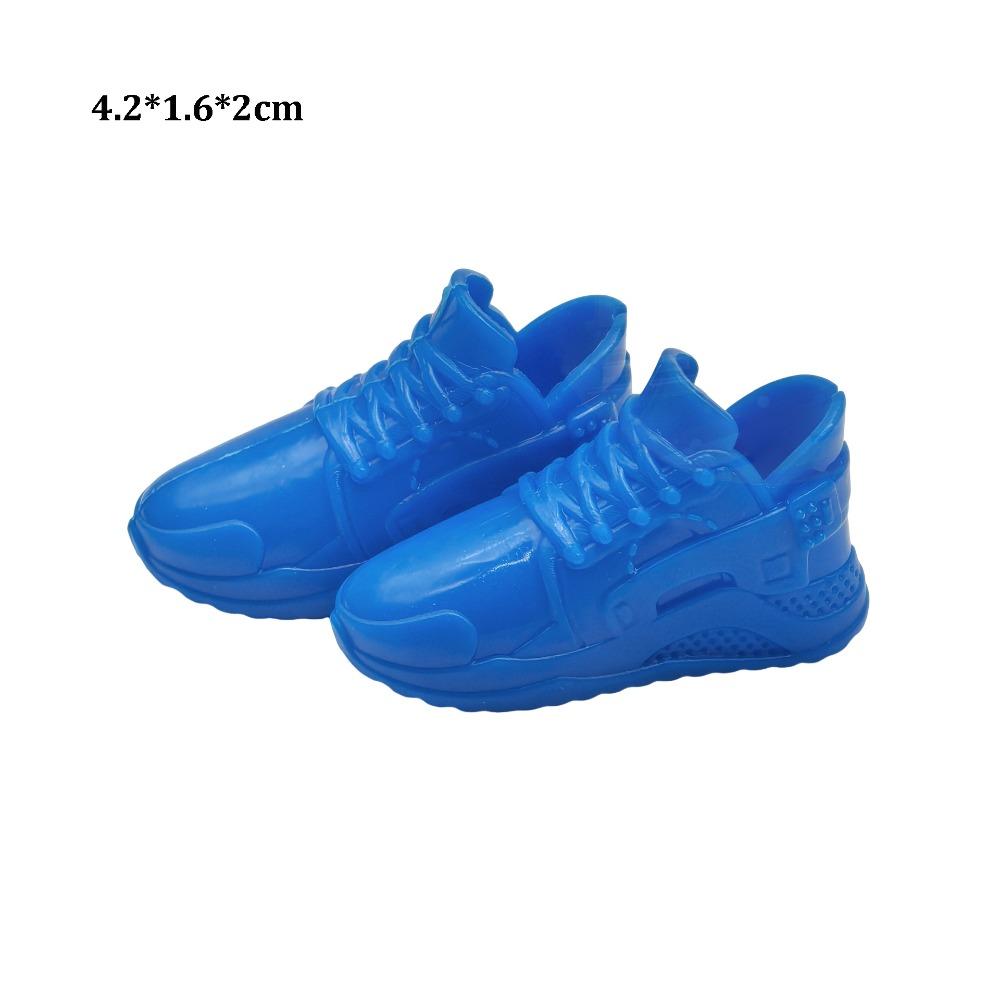 1Pair Multistyles 1/6 Doll Shoes Plastic Shoes Clothes Accessories Fit Foot Length 2cm Dolls