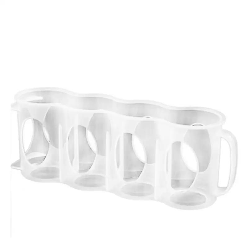 

Органайзер для пивных банок с 4 отверстиями, держатель для бутылок с газировкой, холодильник, кухонный ящик для хранения, экономящий место на кухне