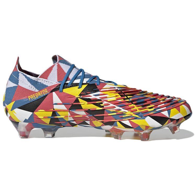 Adidas Predator Edge.1 FG Geometric Men Sneakers Blue Bright-Blue Team-Yellow GX3909
