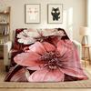 Floral Art Flannel Blanket Throw Blanket Soft Warm Sofa Bed Camping home Decor Unique Christmas Gift C9261449