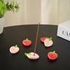 Strawberry Slice Ceramic Incense Holder - Cute Girly Desktop Ornament