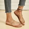 2026 New Ladies Shoes Pinch Toe Women's Slippers Fashion Plus Size Summer Outdoor Beach Best Seller Soft Bottom Flat Slippers