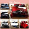 Pattern Car Sports Printing Duvet Cover Pillowcase Set Bedding For Bedroom Decor