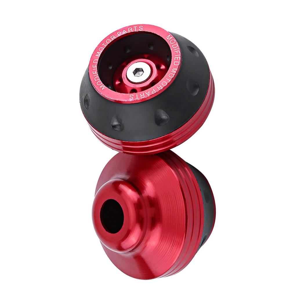 CNC Aluminum Front Fork Wheel Frame Sliders Motorbike Falling Protection Scooter Moped Red