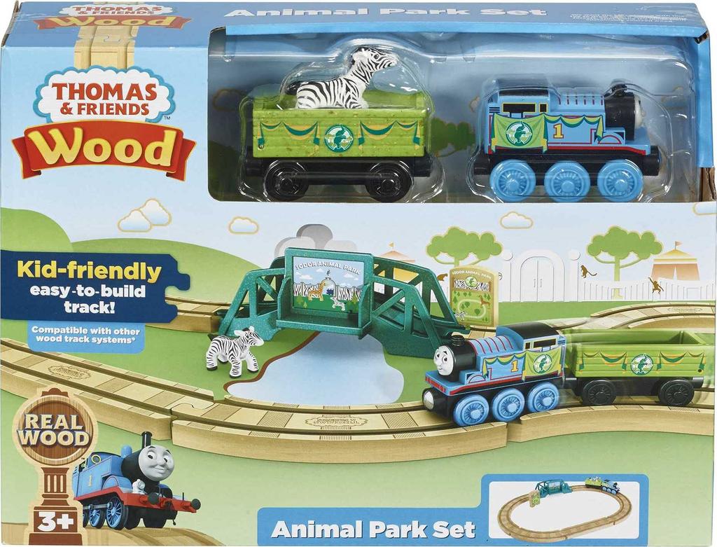 Thomas the Tank Engine Wooden Railway Series Animal Park Set GGH25