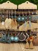 Bohemian Style Alloy Retro Handmade Tassel Weaving Dream Net Ethnic Storm Bohemian Earrings