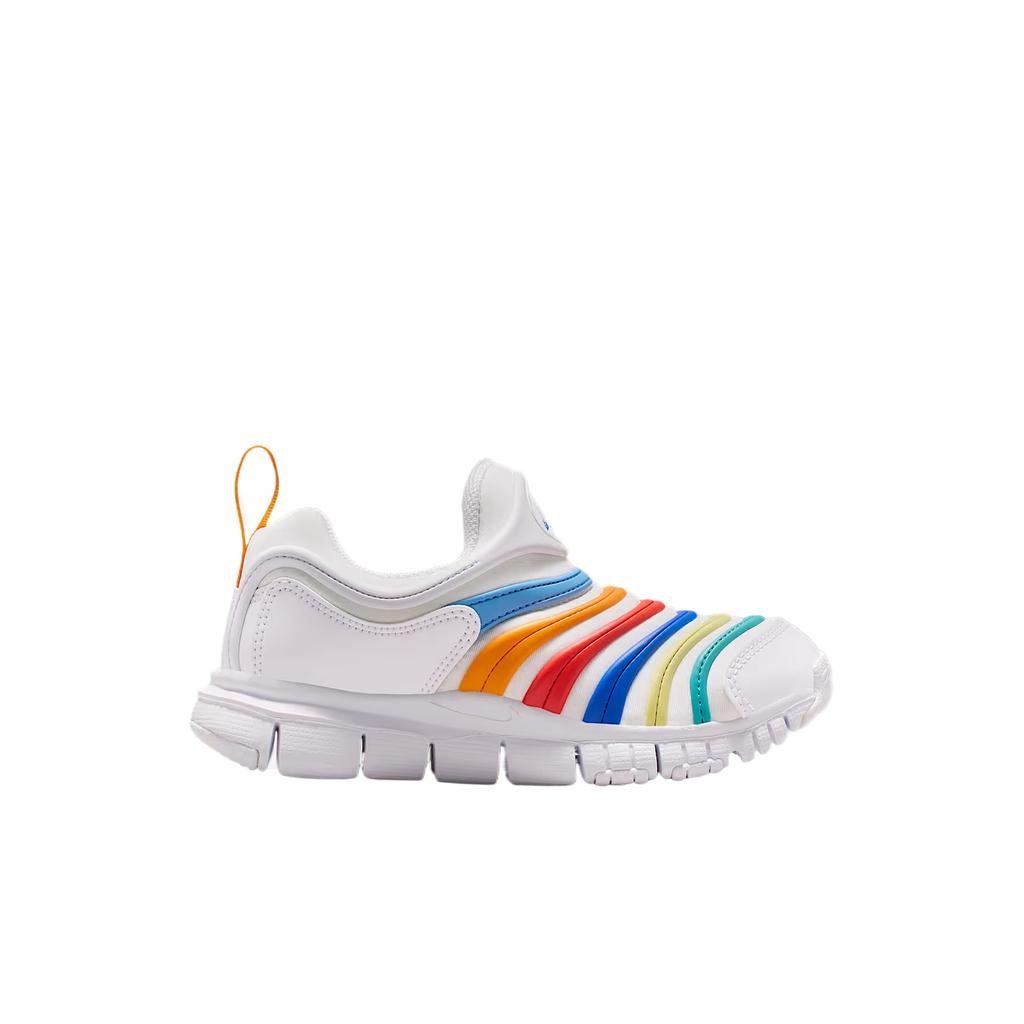 (PS) Nike Dynamo Free 'White Multi-Color' Kids' 343738-106