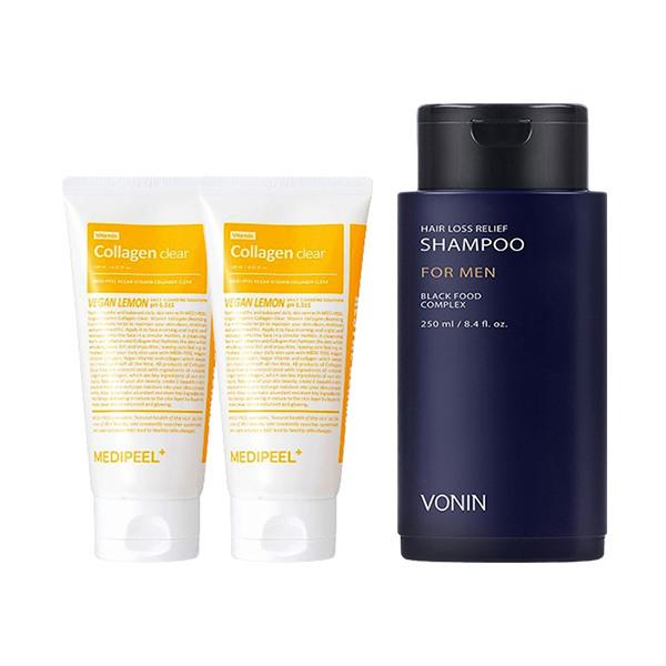 

Medipeel Vegan Vitamin Collagen Clear 120ml x2 + VONIN Relief Shampoo 250ml