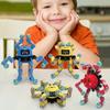 Jouets Gyroscope du Bout des Doigts Décompression Jouets pour Enfants Gyroscope Lumineux à Doigt Déformation Pliante Mécanique DIY Créatif Décompression Jouets de Décompression