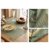 Semi-Sheer Lace Jacquard Table Runner French Romantic Rectangular Lace Tablecloth  Dining Table