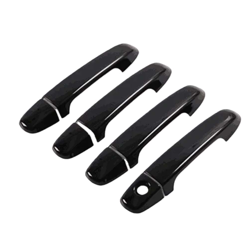 Door Handle Cover For Toyota Yaris Vitz XP130 2012-2017 Glossy Black Carbon Fiber Car Side Trim Sticker Styling Accessories