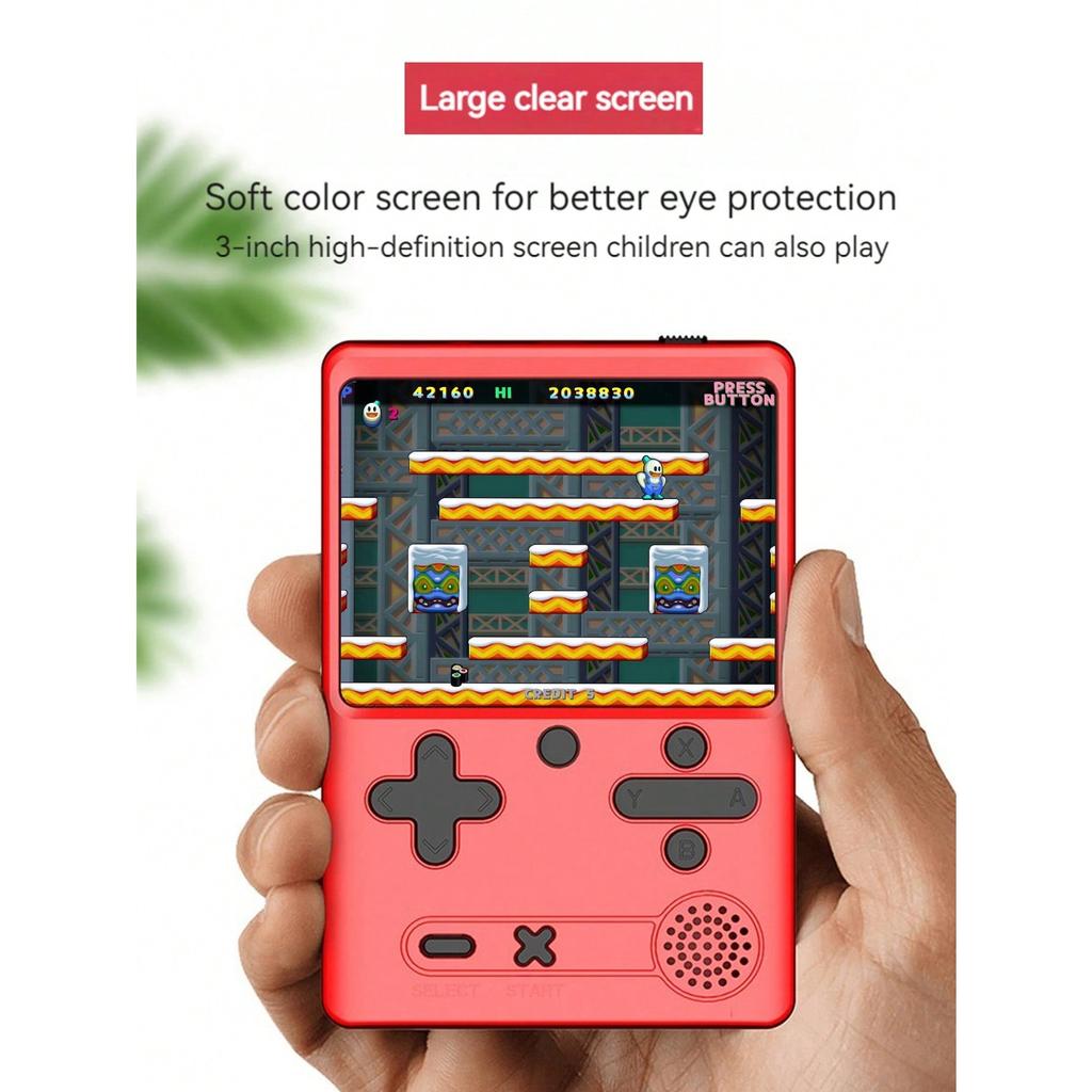 M6 Handheld Spielkonsole Einzel Doppel Kinder 500 Spiele Retro Klassische Nostalgische Mini Handheld Geschenk