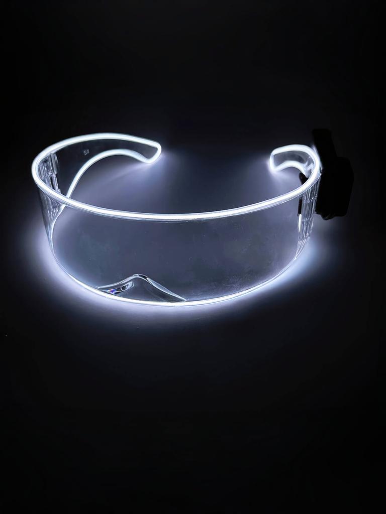 Coole Technologie leuchtende Brille LED Disco Tanzen leuchtend KTV Bar elektrische Silbe Atmosphäre Requisiten ohne Batterien.