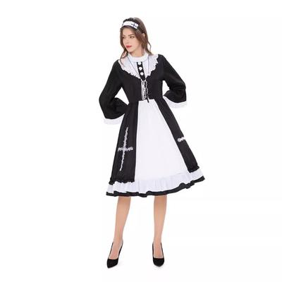 Halloween, Adult Nuns, Maid Uniforms, Performance Costumes, Sexy Performance Costumes, Maid Costumes