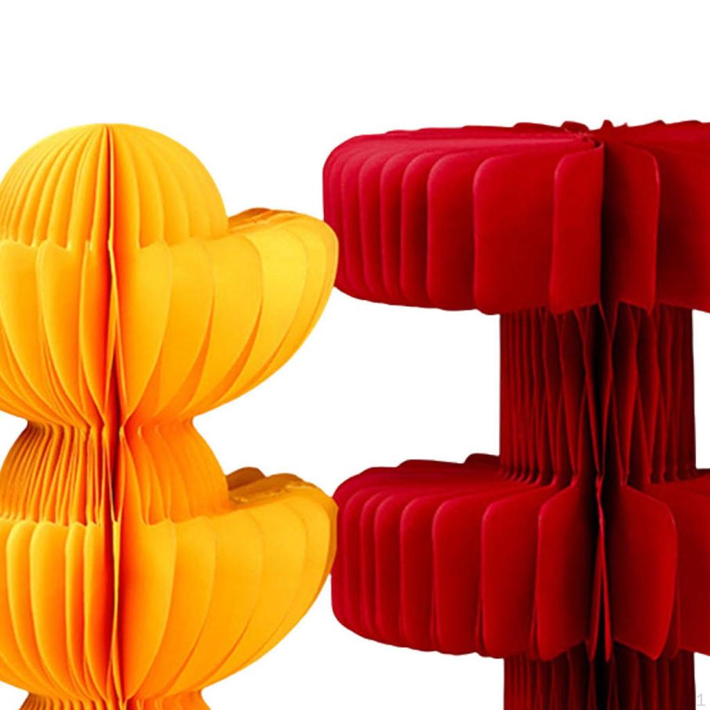 Chinese Year Honeycomb Centerpiece Party Favor Lightweight Table Decor Topper for Home