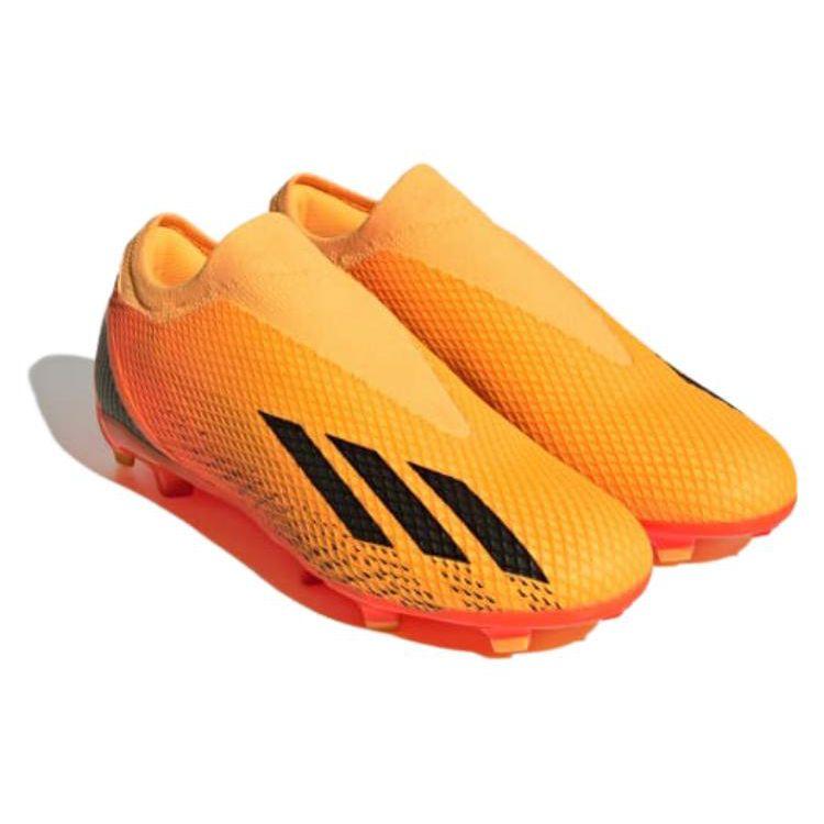 Adidas X Speedportal.3 Laceless FG Heatspawn Pack Unisex Sneakers Orange Solar-Gold Core-Black GZ5067