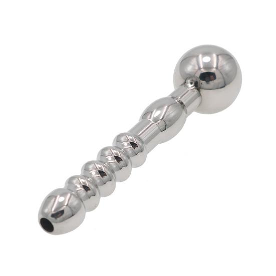 Yousheng Urethral Tube Rod Short Hollow Stainless Steel Urethral Dilator Stimulation Stopper for Couple