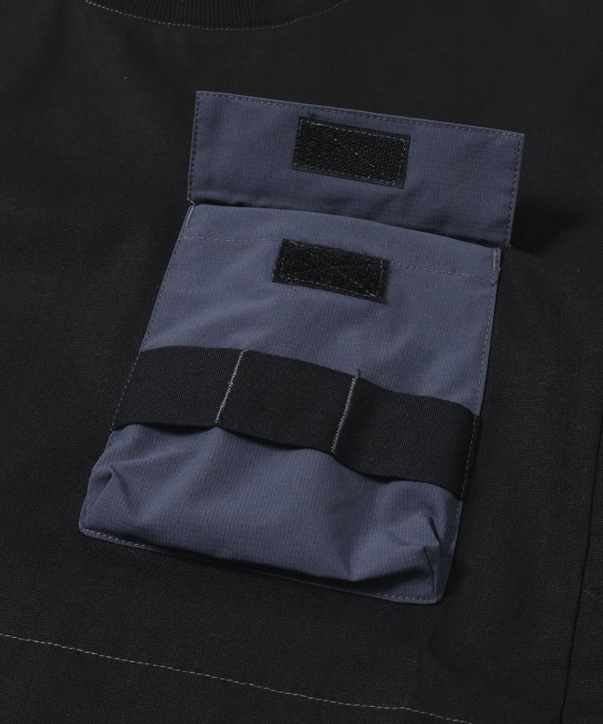 ROKX Kollaborationsstoff Kurzarm Medium Schwarz [Cliff Mayer] T-Shirt Herren