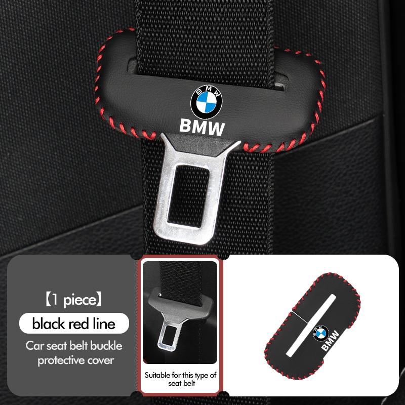 BAGI7 2026 Car Sticker Car Seat Belt Buckle Anti-Scratch Buckle Plug Protector Cover For BMW E87 E70 E91 E30 G20 E92 E93 E60 E46 E90 G