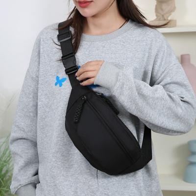 Portable Crossbody Bag Wear-Resistant Fashi Nyl Crossbody Bag Sports Waist Bag Adjustable For Sports Outdoor Activities