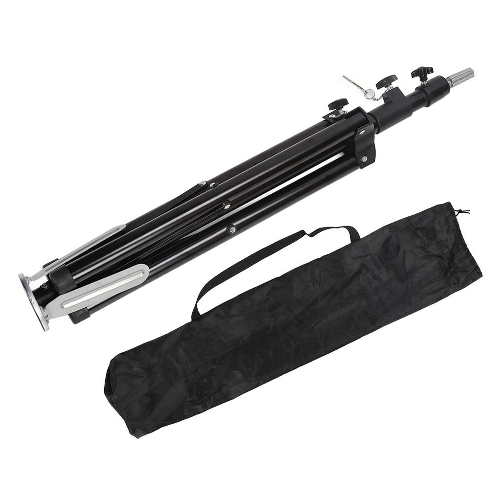 Wig Stand Tripod Reinforced Adjustable Heavy Duty Manikin Head Tripod with Foot Panel