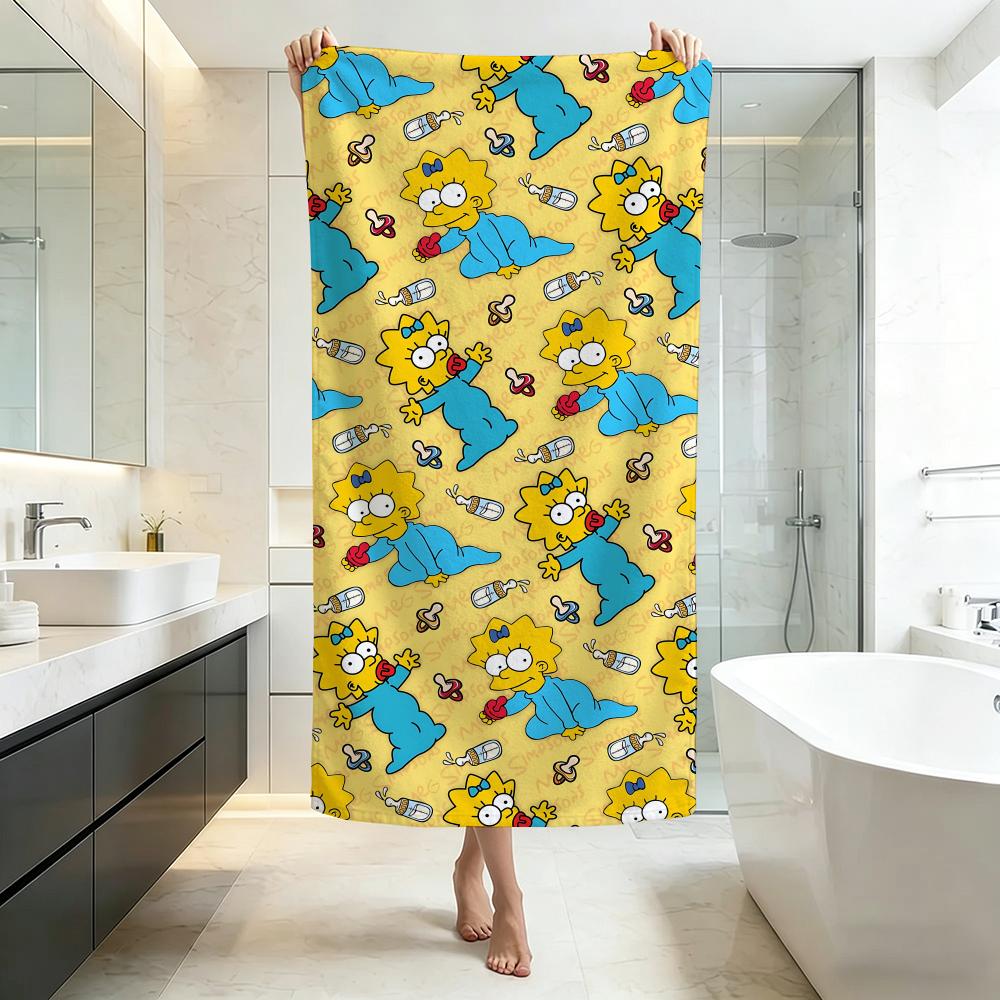 Funny-The SimpsonsS Towel Five-Star Hotel Quality Eco-Friendly Ultra Soft Thick Towels & Beach Towels