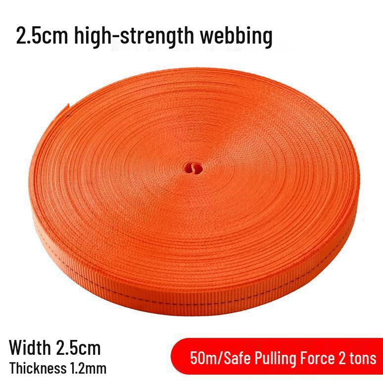 Truck Cargo Tow Rope: Durable, Wear-Resistant Polyester Webbing Strap