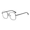 Simple Women Anti-blue Glasses Metal Frame Polygonal Eyeglasses Fashion Female Glasses