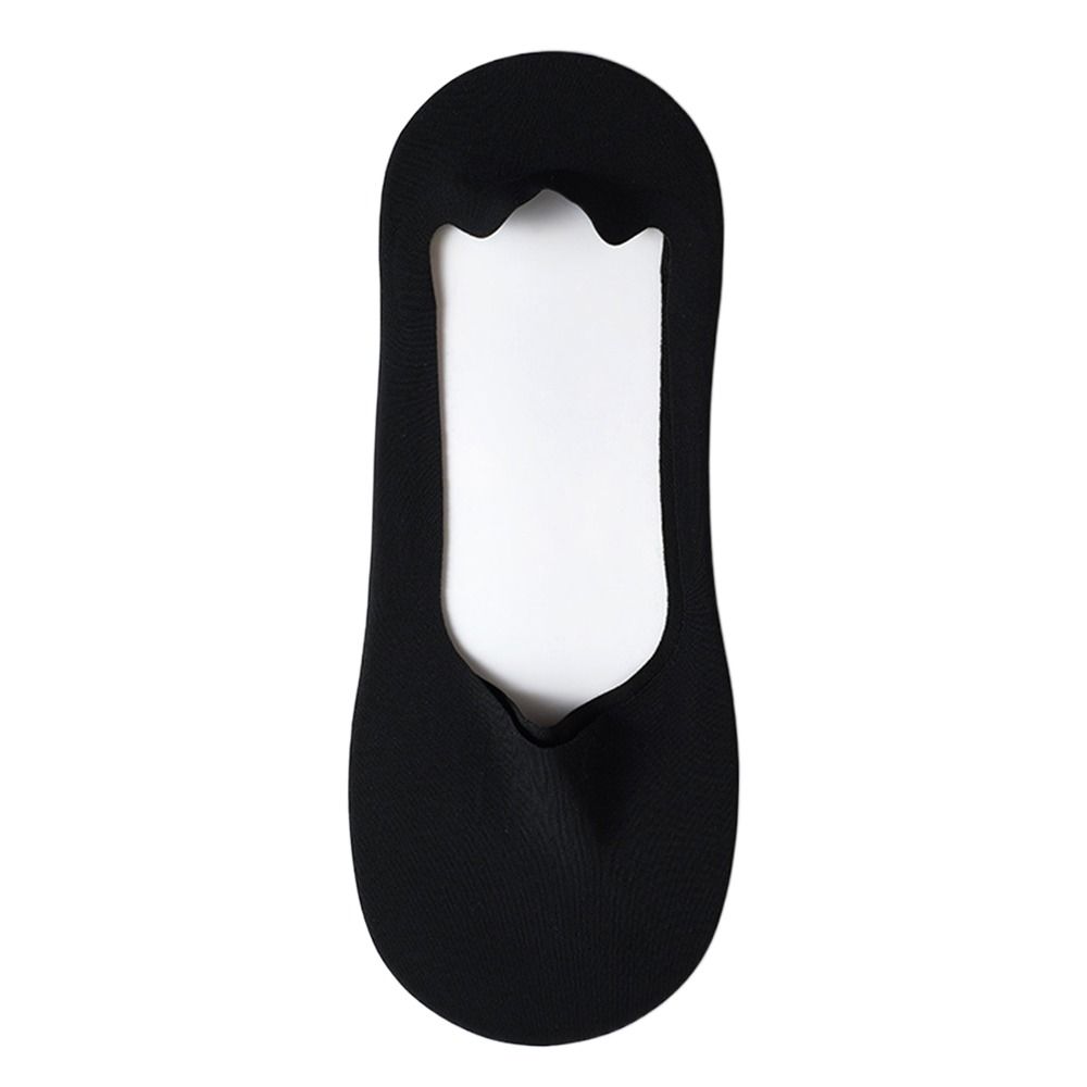 Thin Ice Silk Men Invisible Socks Slippers Breathable Seamless Silicone Anti-slip Socks Male Cotton Bottom Sox Summer