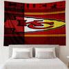 Kansas City Chiefs Logo Tapestry Hanging for Bedroom,Livingroom, Playroom,Decor Art Room Wall Tapestry Holiday and Birthday Gifts