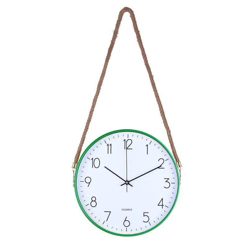 

Подвесные веревочные настенные часы Гостиная Современные Минималистичные Домашние Настенные Подвесные Кожаный Ремешок Декоративные Часы Спальня 30CM sling wall clock [style] 7