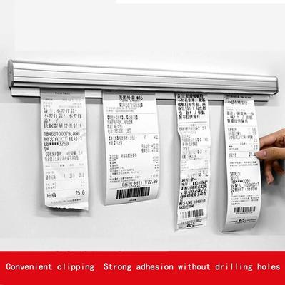 Organizer na zamówienia na wynos do kuchni Uchwyt na bilety Uchwyt na menu do restauracji bez dziurkowania Aluminiowy stop Pojedyncze urządzenie do układania