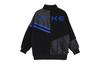 Velvet Jackets Women's Black Stand Collar Thickened And Fleece Lined FB1821-010