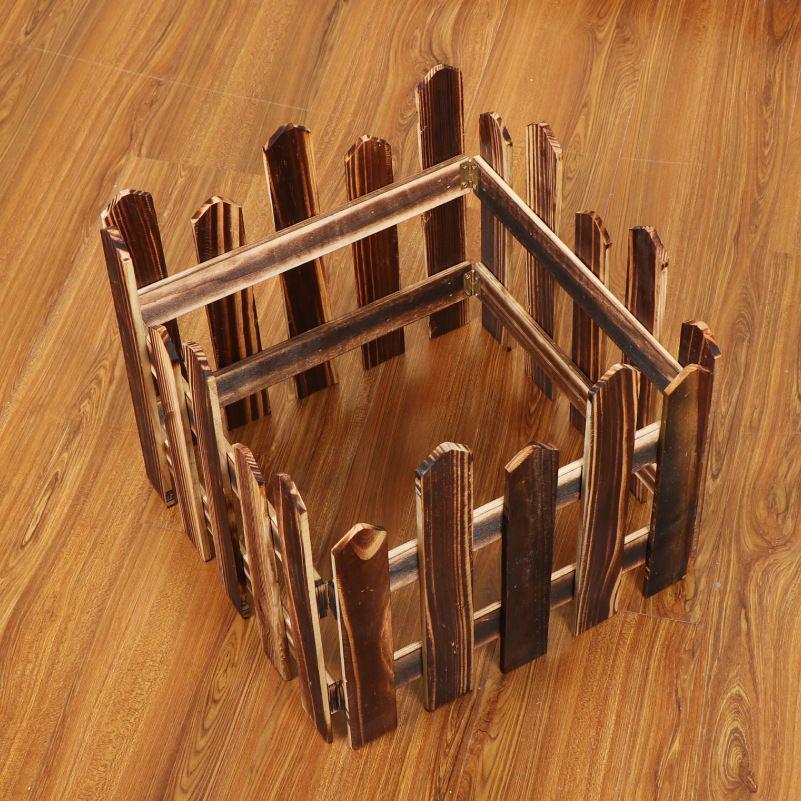 

1.6m Christmas Wooden Fence for Tree & Window Decor